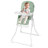 Easy Clean Compact Highchair with Removable Adjustable Tray and PU Seat Cushion
