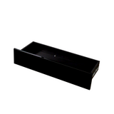 Display Cabinet with Glass Doors, Curio Storage Cabinet with 2-Drawer, Bookcase with LED Lights, Black