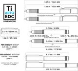 Ti Arto EDC : The Ultimate Refill Friendly Everyday Carry Pen