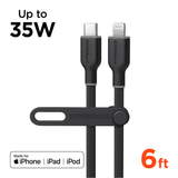 HyperGear Flexi PRO USB-C to Lightning Cable 6ft