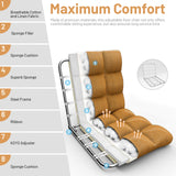 14-Position Adjustable Folding Lazy Gaming Sofa