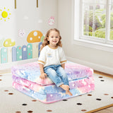 Foldable Floor Mattress for Kids with Washable Flannel Cover