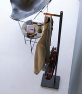 Coat Rack (63.98" H)  - Steel + Wood