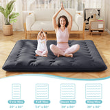 Futon Mattress with Washable Cover and Foldable Mat