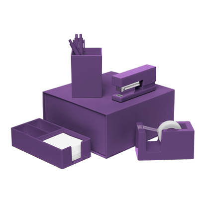 Purple Desk Set