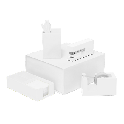 White Desk Set