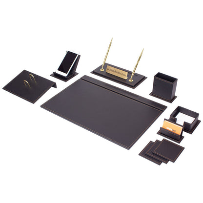 MOOG Luxury Desk Set-12 Accessories -Green- 12 PCS