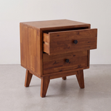 Silvia Solid Wood Nightstand