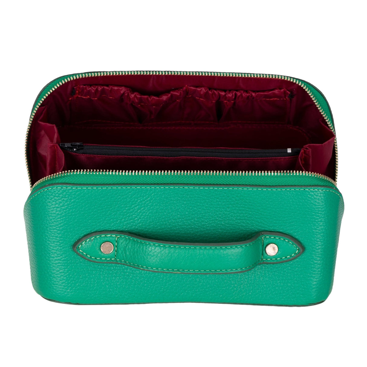 Haines Leather Cosmetic Bag – Stylish & Durable Makeup Bag for Travel