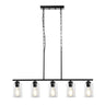 Hanging Pendant Lights for Kitchen Island with 5-Lights & Adjustable Design