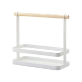 Tabletop Storage Caddy - Steel + Wood