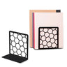 Honeycomb Metal Bookend – Modern Geometric Book Holder