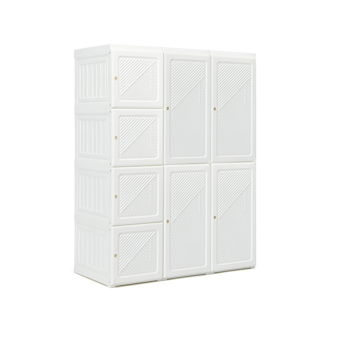 Foldable Closet Clothes Organizer with 8 Cubby Storage