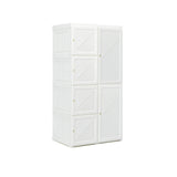 Foldable Armoire Wardrobe Closet with 8 Cubby Storage