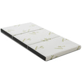 Queen 3 Inch Tri-fold Memory Foam Floor Mattress Topper Portable with Carrying Bag