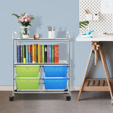 4 Drawers Shelves Rolling Storage Cart Rack
