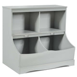 Kids Floor Cabinet Multi-Functional Bookcase
