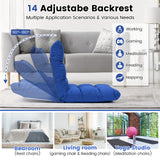 14-Position Adjustable Folding Lazy Gaming Sofa