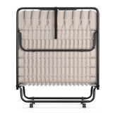 Rollaway Guest Bed with Sturdy Steel Frame and Memory Foam Mattress Made in Italy