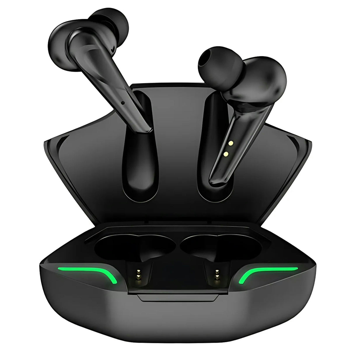TWS Wireless Earbuds BT5.2 with LED Lights, In-Ear Mini Stereo Pods for Music & Sports