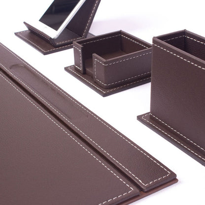 MOOG Luxury Desk Set-9 Accessories- Black - 9 PCS