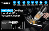 Car Vacuum Cleaner Portable Cordless, 15000PA Handheld Vacuum with High Power Brushless Motor