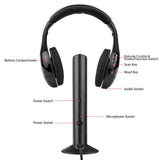 MH2001 Wireless Headphones 5-in-1 Functionality with FM Radio & TV Support On-Ear