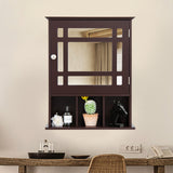 Wall Mounted and Mirrored Bathroom Cabinet