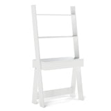 Ladder Shelf Desk Bookcase with Countertop  Drawer and 2 Shelves