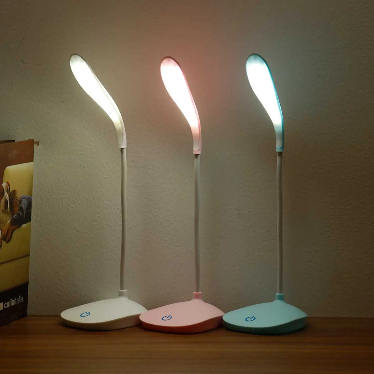 LED Table Lamp for Office Desk or Nightstand with Touch Control Light