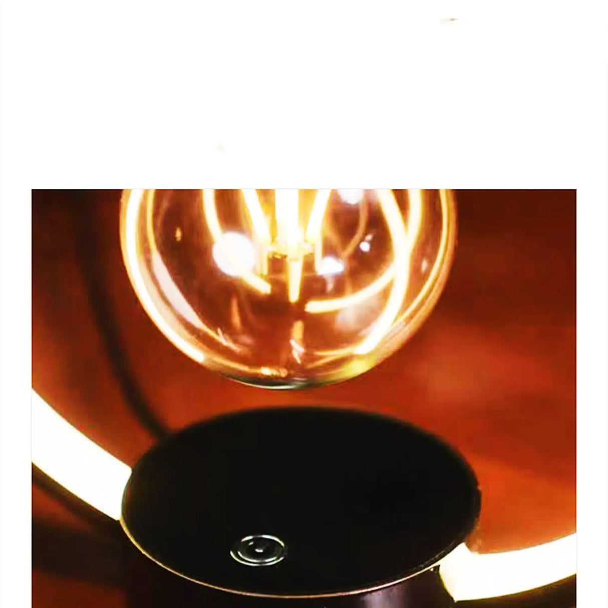 Magnetic Levitation Bedside Lamp – Retro Floating LED Night Light
