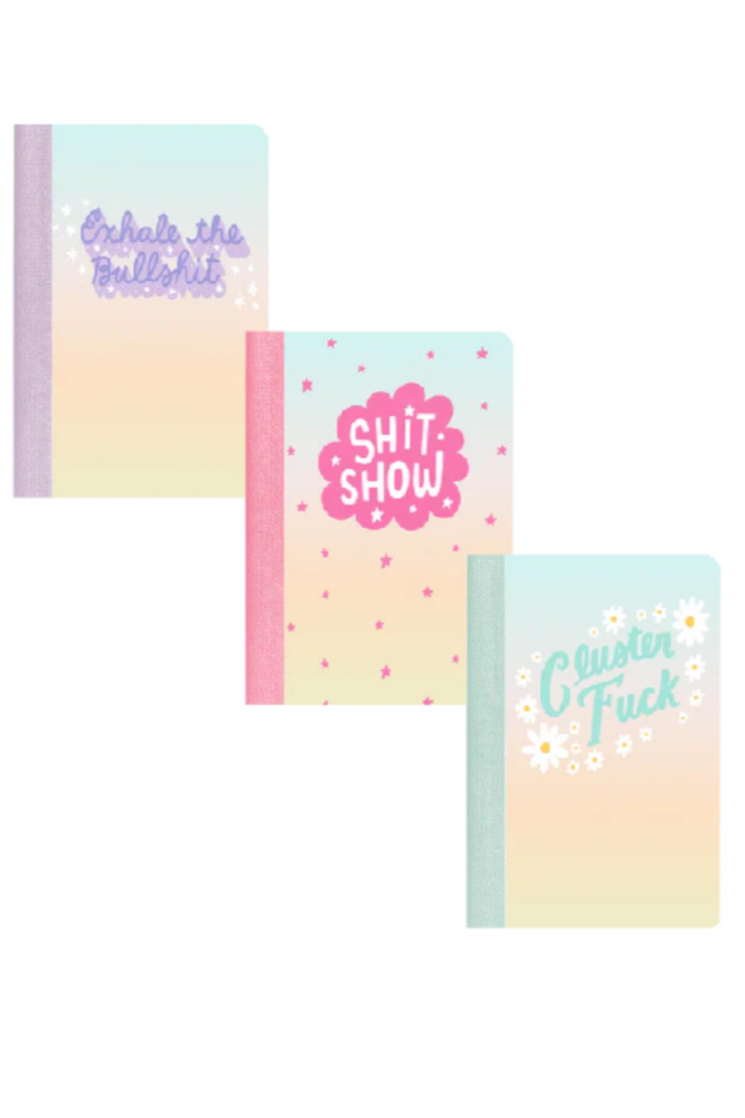 Mini Notebook Set - Exhale the BS Set