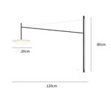 Modern Geometric Wall Light for Hallway and Restaurant Interiors