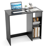 31.5 Inch  Modern Home Office Desk with 2 Compartments