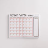 Monthly Planner Notepad
