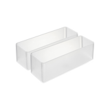 Stackable Clear Organizers [Set of 2] - Four Sizes