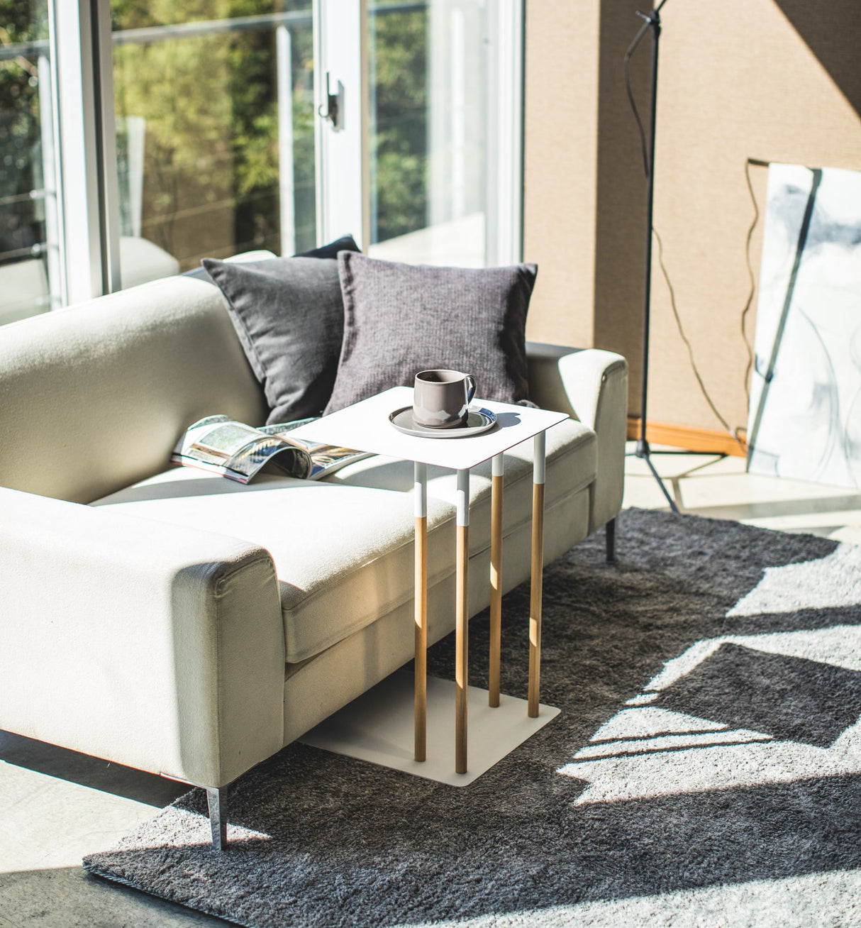 C Side Table (22" H)  - Steel