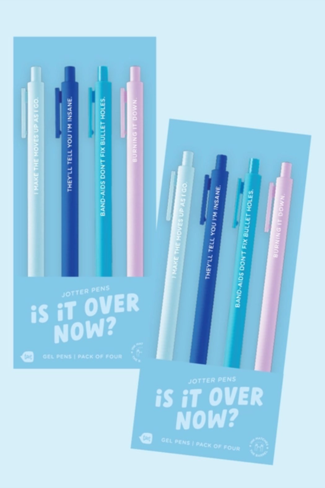 New 4 Pack Jotters (TS) - Is It Over Now?