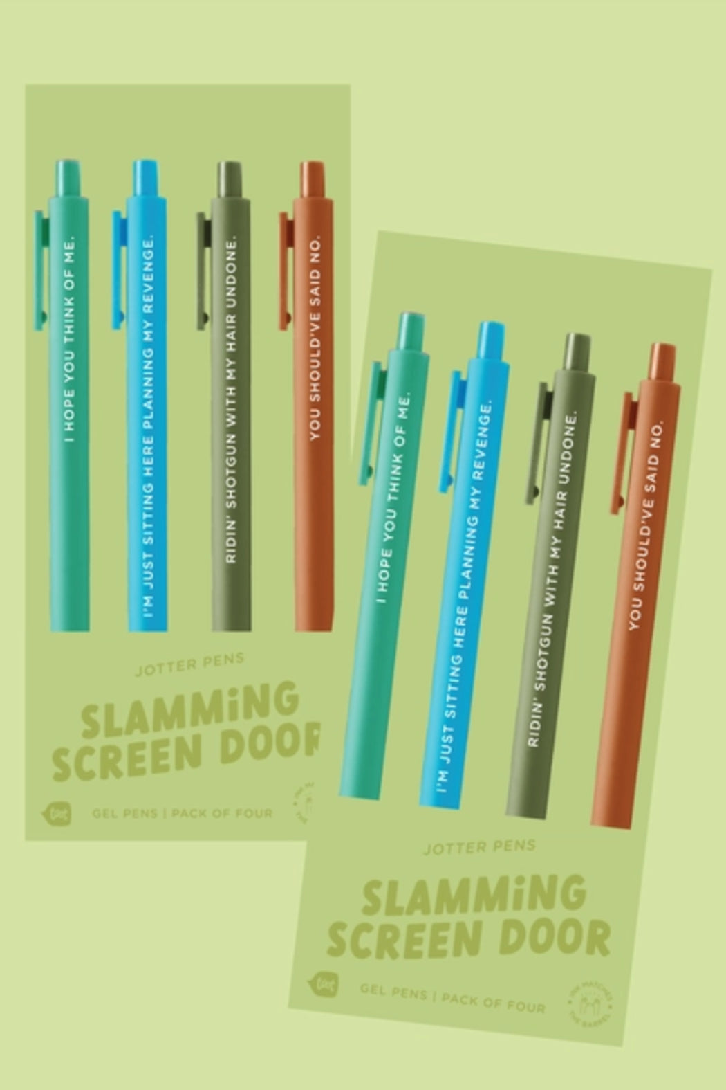 New 4 Pack Jotters (TS) - Slamming Screen Door