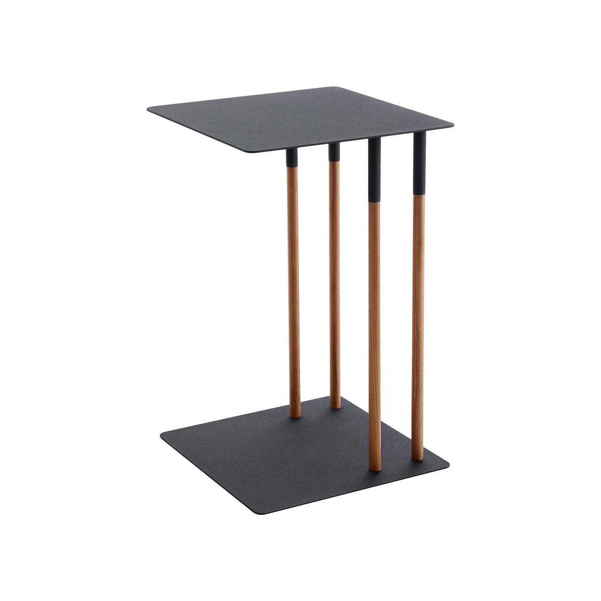 C Side Table (22" H)  - Steel + Wood