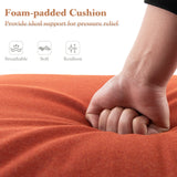 Outdoor Chaise Lounge Cushion Patio Furniture Folding Pad with Fixing Straps