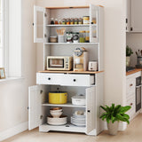 Pantry Cabinet with 2 Removable Shelves