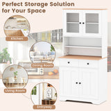 Pantry Cabinet with 2 Removable Shelves