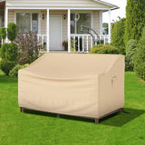 Patio Furniture Cover with Padded Handle and Click-Close Straps