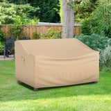 Patio Furniture Cover with Padded Handle and Click-Close Straps