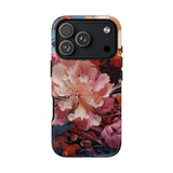 PAINT SWIRL FLOWERS | Tough Phone Case