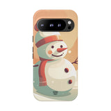 SUNSET SNOWMAN | Tough Phone Case