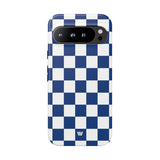 BLUE WHITE CHECKERBOARD | Tough Phone Case