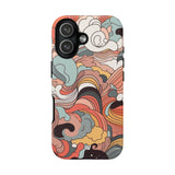 ABSTRACT DOODLE CLOUDS | Tough Phone Case