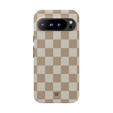 NEUTRAL CHECKERBOARD | Tough Phone Case